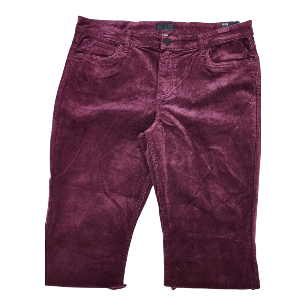 Kuth from The kloth Karen Baby Bootcut corduroy pants / plus size / wine.